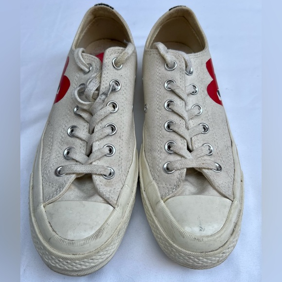 CONVERSE x PLAY COMME des GARCON Chuck Taylor Low Tops - Picture 2 of 7